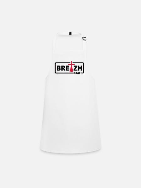 Breizh staff 2 - Tablier Enfant - blanc - Devant