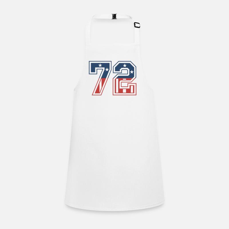 Numéro 72 États-Unis Tablier Enfant