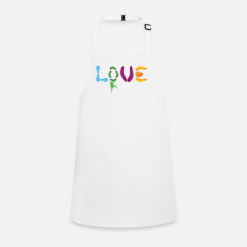 bouldering boulder rocks free climbing boulder love Children's Apron