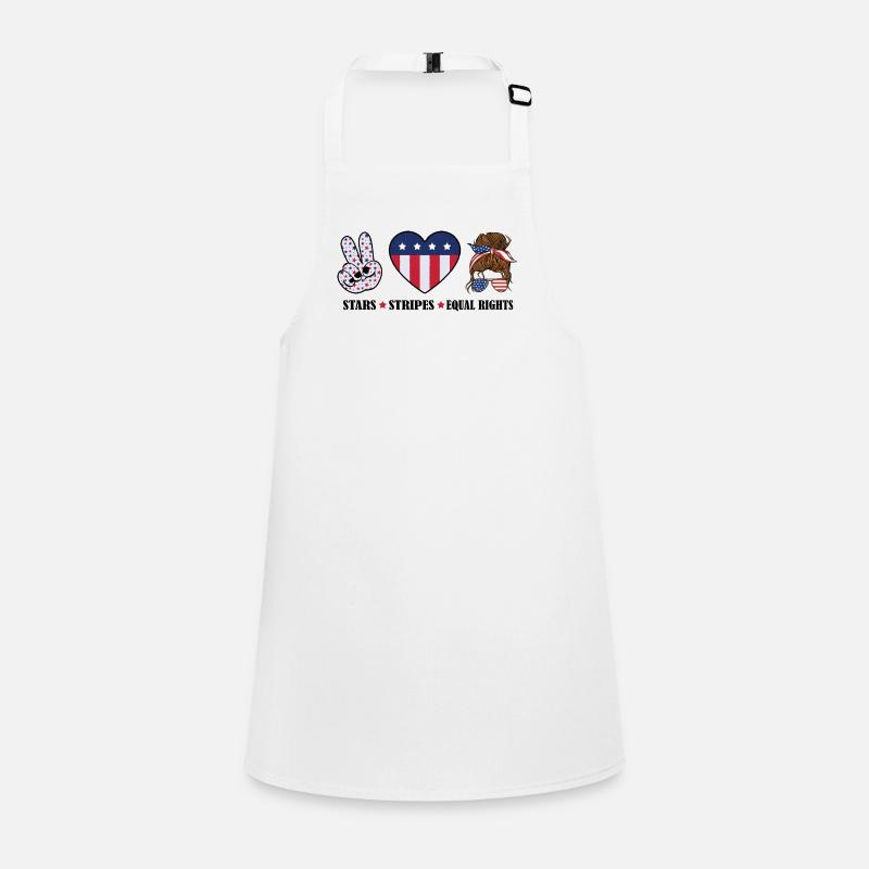 Star stripes and equality Children's Apron