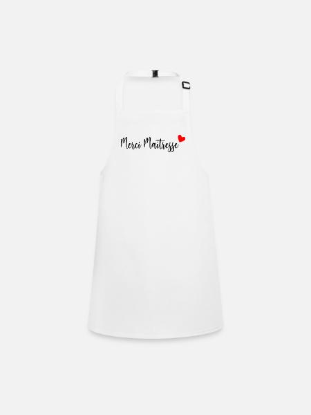 MISTRESS. THANK YOU. THANK YOU MISTRESS. MISTRESS - Children's Apron - white - Front