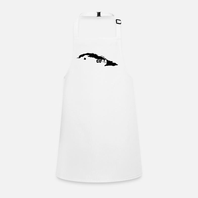Cuba (ID: 002004) - Children's Apron - white