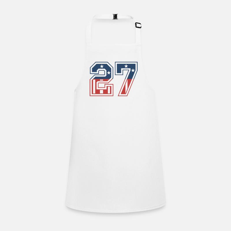 Numéro 27 États-Unis Tablier Enfant