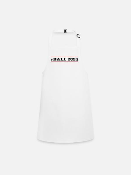 Bali 2023 - Tablier Enfant - blanc - Devant