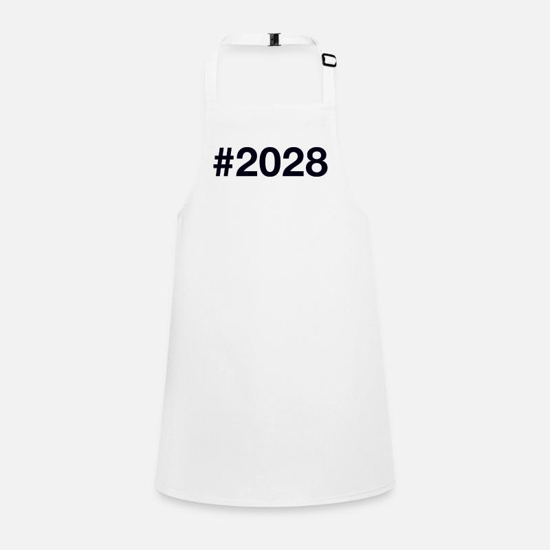 2028 Hashtag Children's Apron