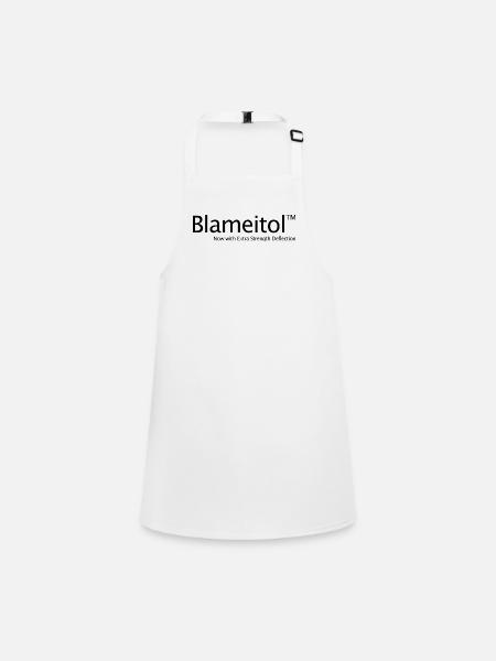 Sibling Drug Blame Not My School - Children's Apron - white - Front