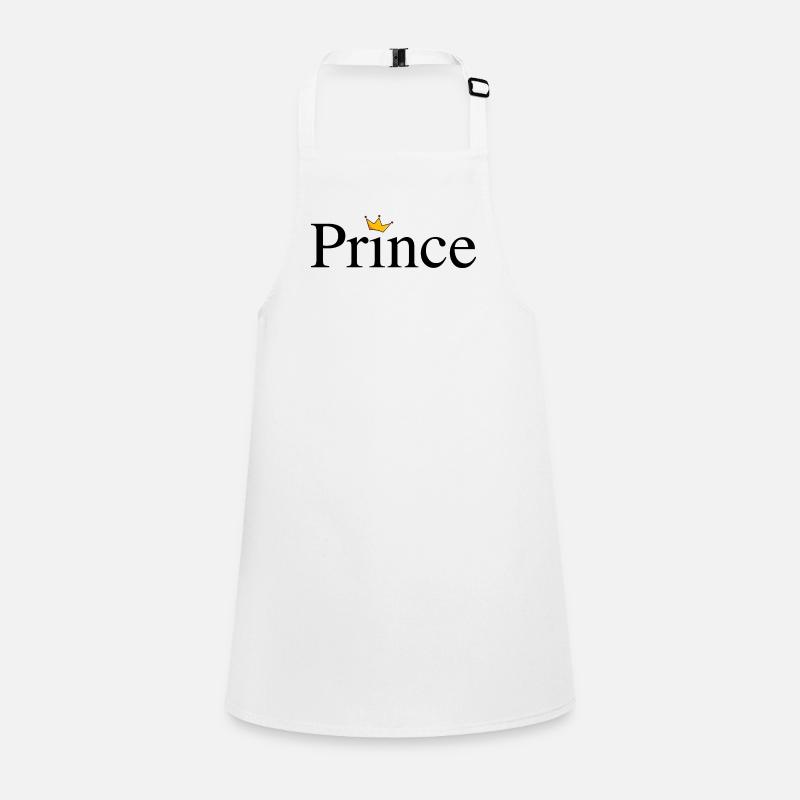 Prince mit Krone Schürze für Kinder