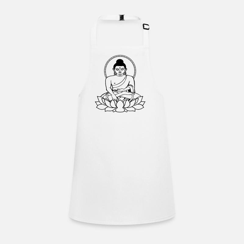 Buddha sitting eu Children's Apron