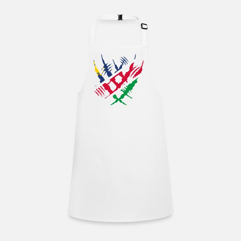 Claw Klaue worn risse riss x heimat stolz Namibia Schürze für Kinder
