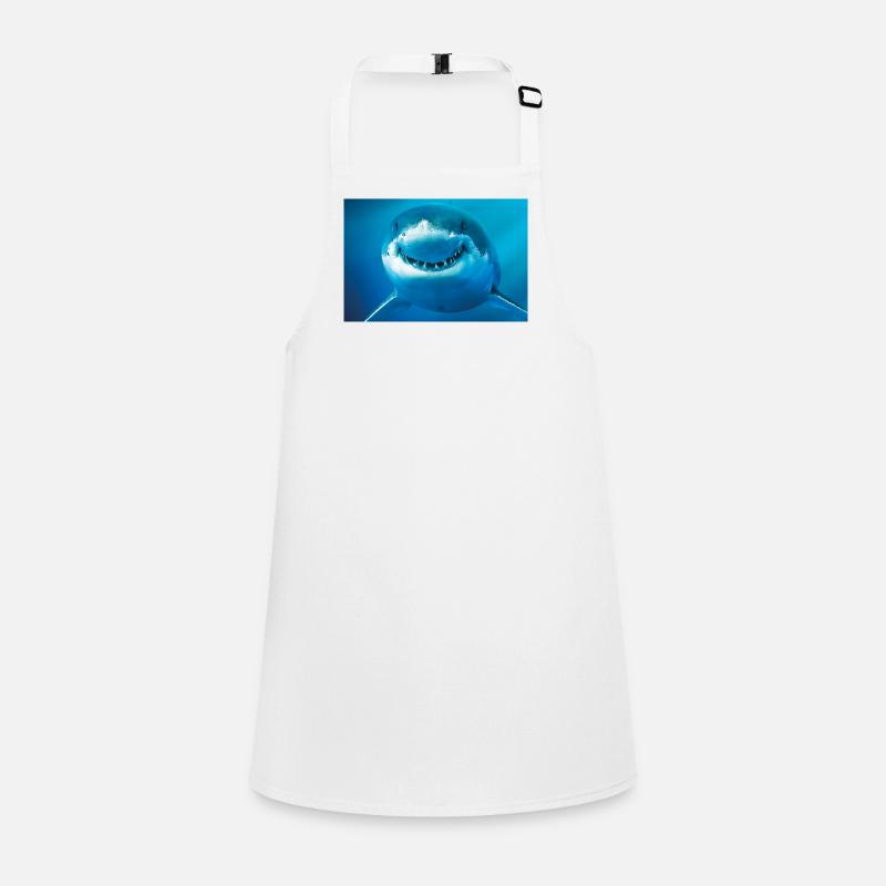 Smiling Shark Underwater Children's Apron