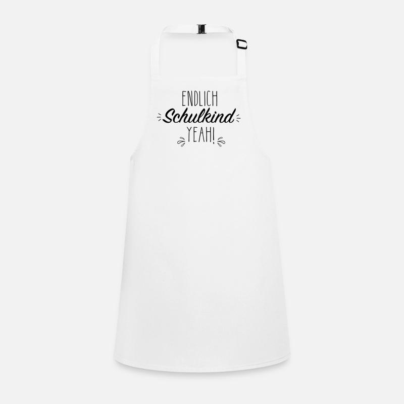 Endlich Schulkind yeah Schürze für Kinder