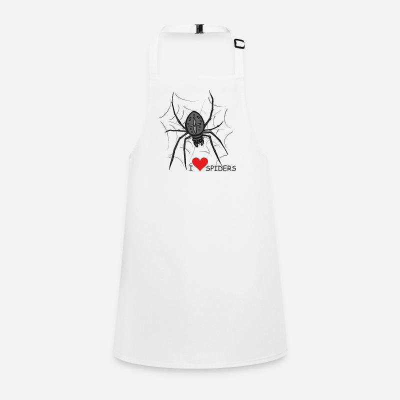 Araignée d’araignée, toile d’araignée, Halloween Tablier Enfant
