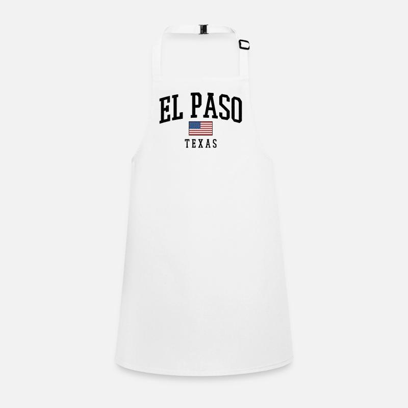T-shirt rétro El Paso Texas Tablier Enfant