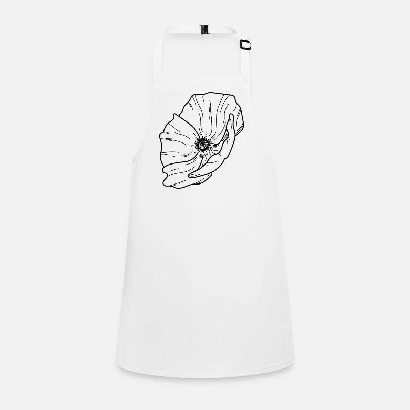 Poppy Flower Children's Apron