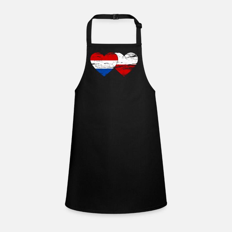 Drapeau de la Hollande Pologne coeur utilisé Tablier Enfant