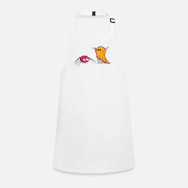 Halloween Spider Ghost Comic Cartoon Comic Children's Apron