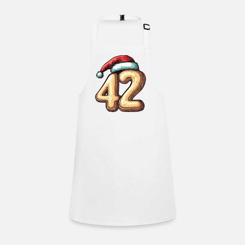 Biscuit de Noël 42 chiffres Tablier Enfant
