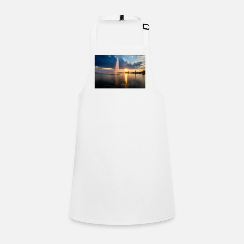 Sunset magic on Lake Zug Children's Apron