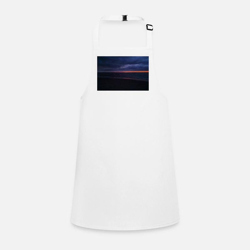 Dark sunset, cloudy sunset, clearance Children's Apron