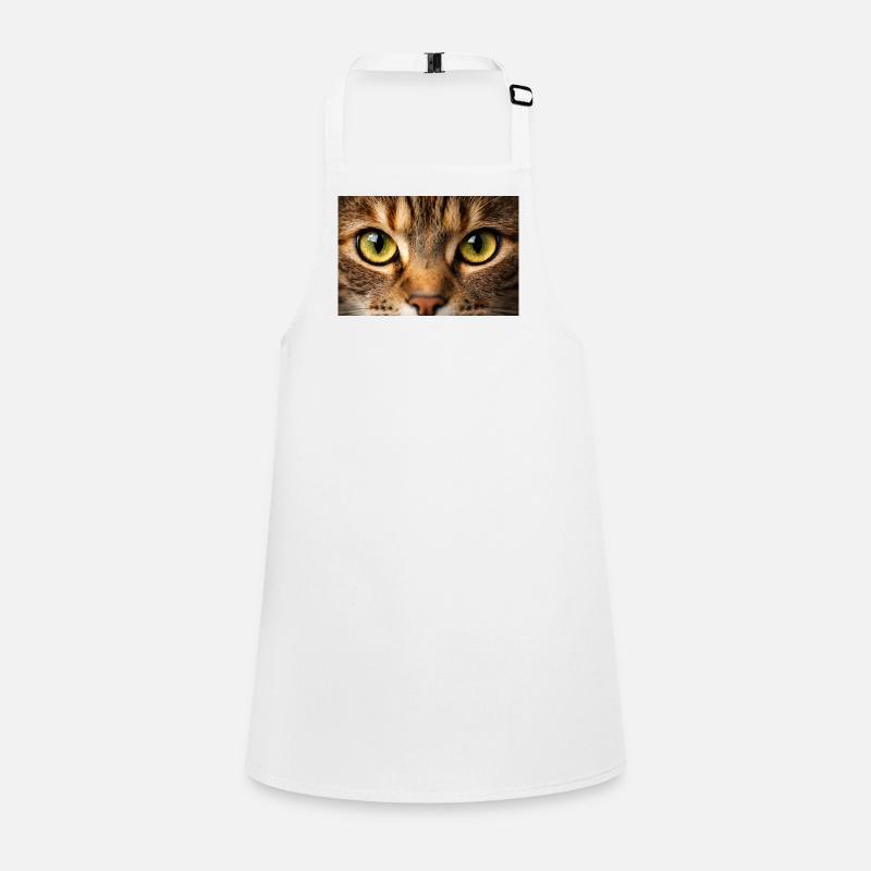 Œil de chat en gros plan Tablier Enfant