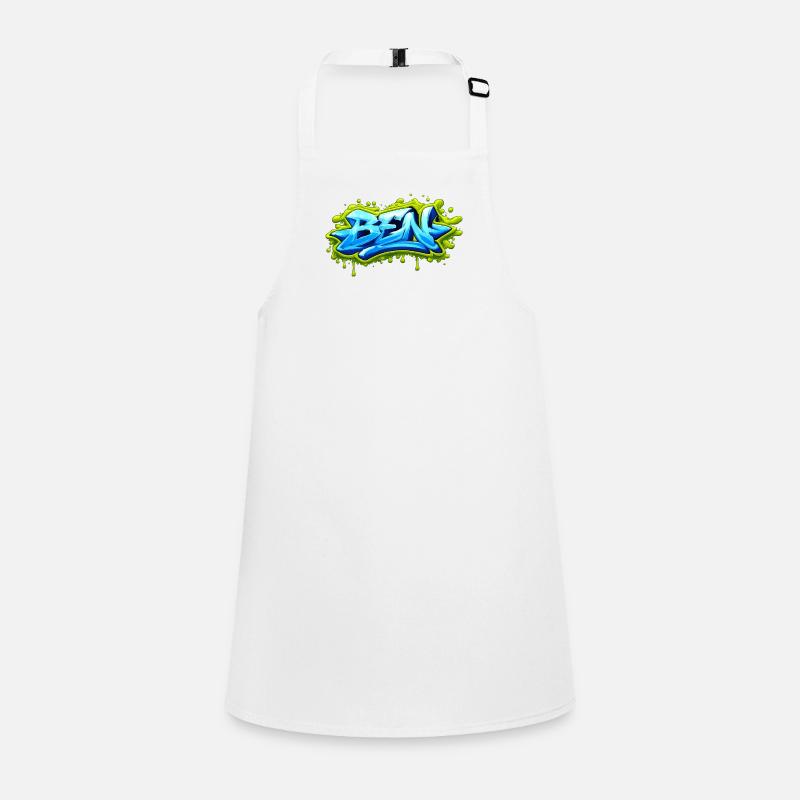 Graffiti BEN Name Gift Ideal Printable on t- Children's Apron