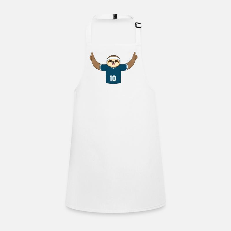 Résolutions de maillot pour fans de sport de Sloth janvier Ajustement paresseux Tablier Enfant