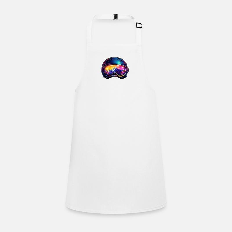 Colored helmet Children's Apron