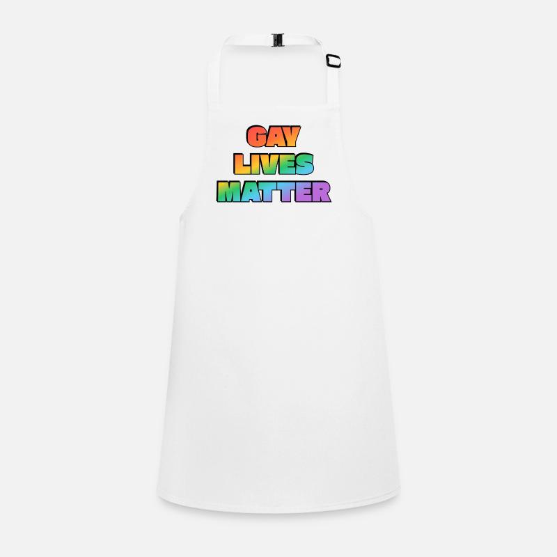 Déclaration typographique Pride Rainbow Tablier Enfant