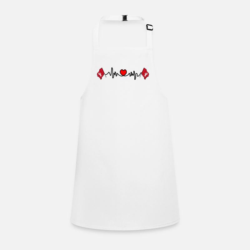 Kent Flag + Heartbeat Children's Apron
