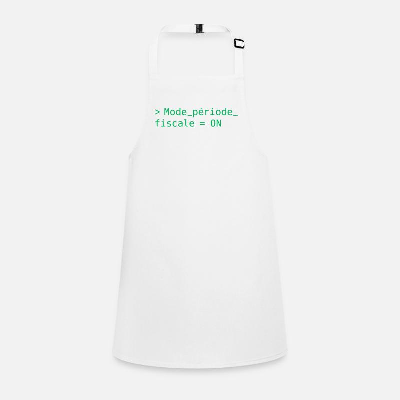 Fiscal period: slow loading, fast coffee Children's Apron