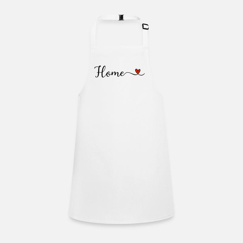 Home Herz Schürze für Kinder