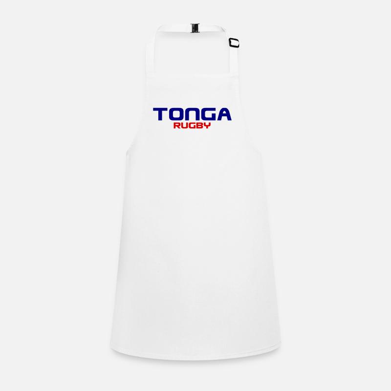 Tonga Rugby Logo - Pacific - Polynesien - Südsee Schürze für Kinder