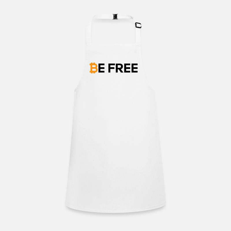 Bitcoin Be Free Schürze für Kinder