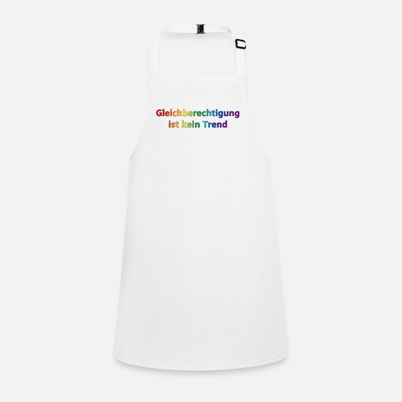 Equality is not a trend rainbow Children's Apron