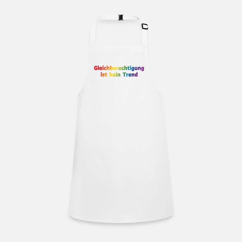 Equality is not a trend rainbow Children's Apron