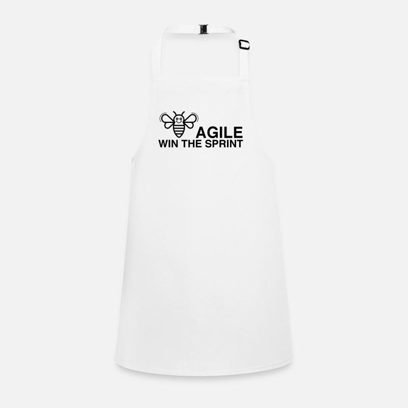 BE AGILE WIN THE SPRINT Schürze für Kinder