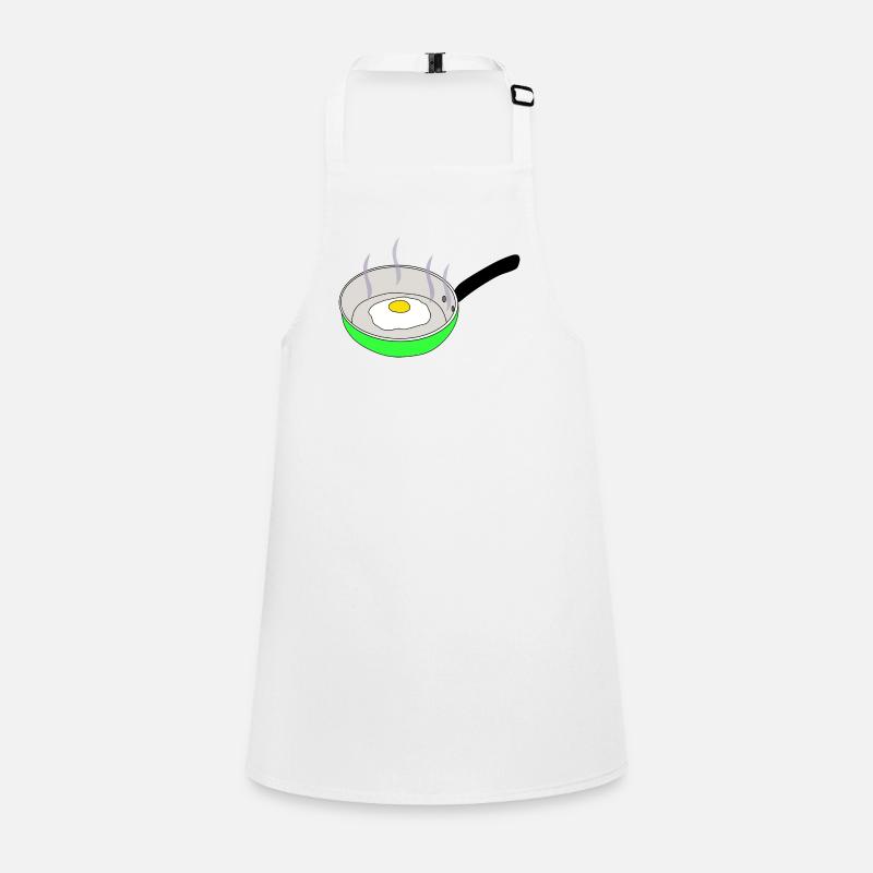Fried egg in pan Children's Apron