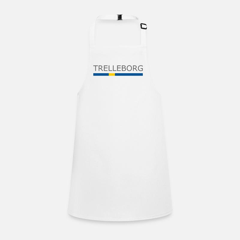 Drapeau de la Suède - Trelleborg - Sverige - Schweden Tablier Enfant