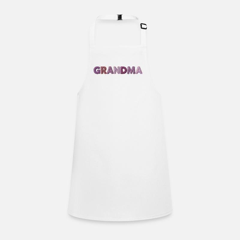 Grandma Vintage Nähte Design Trend Geschenk Schürze für Kinder