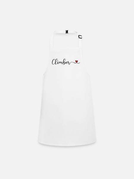 Climber - Children's Apron - white - Front