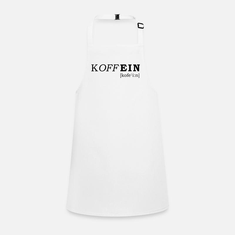 Koffein Schürze für Kinder