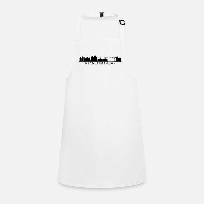 Skyline von Middlesbrough Schürze für Kinder