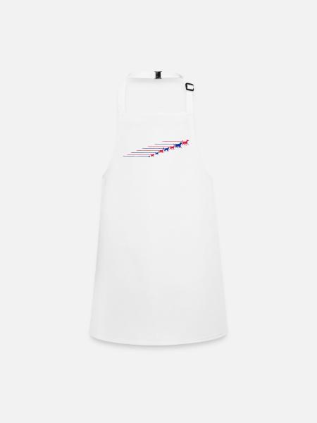 Dogs on a leash 5 - Children's Apron - white - Front