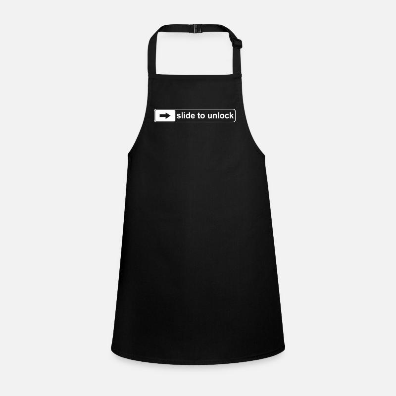 slide to unlock Schürze für Kinder