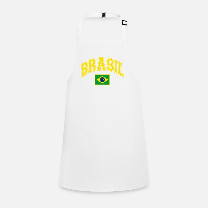 Brasilien Flagge Schürze für Kinder