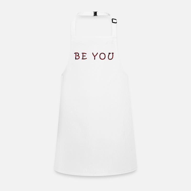 Motivational Be You Text Design Children's Apron