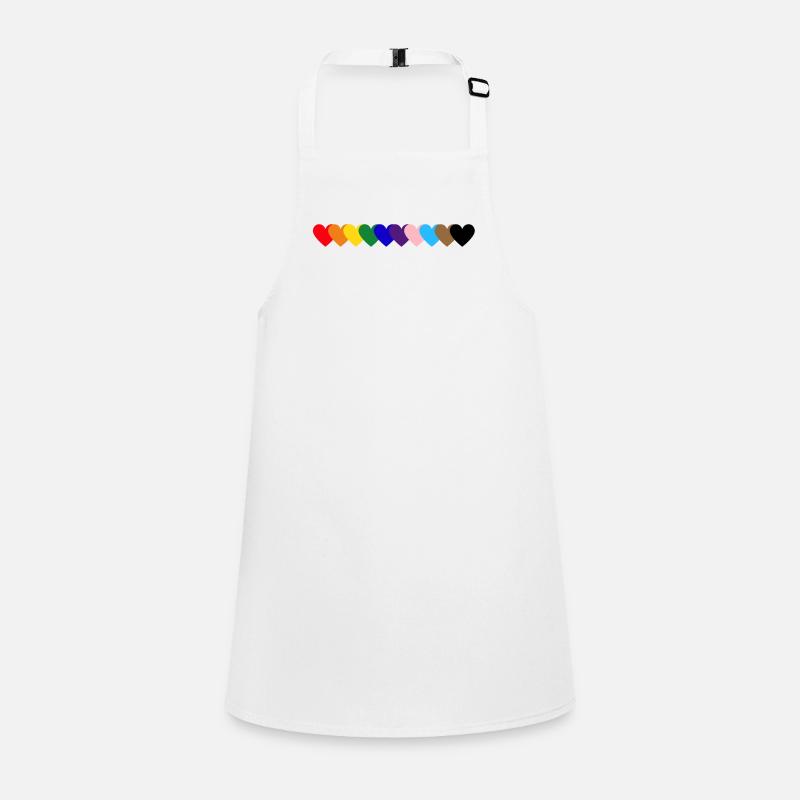 Rainbow Hearts Pride Children's Apron