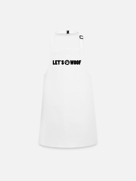 Woof - Children's Apron - white - Front