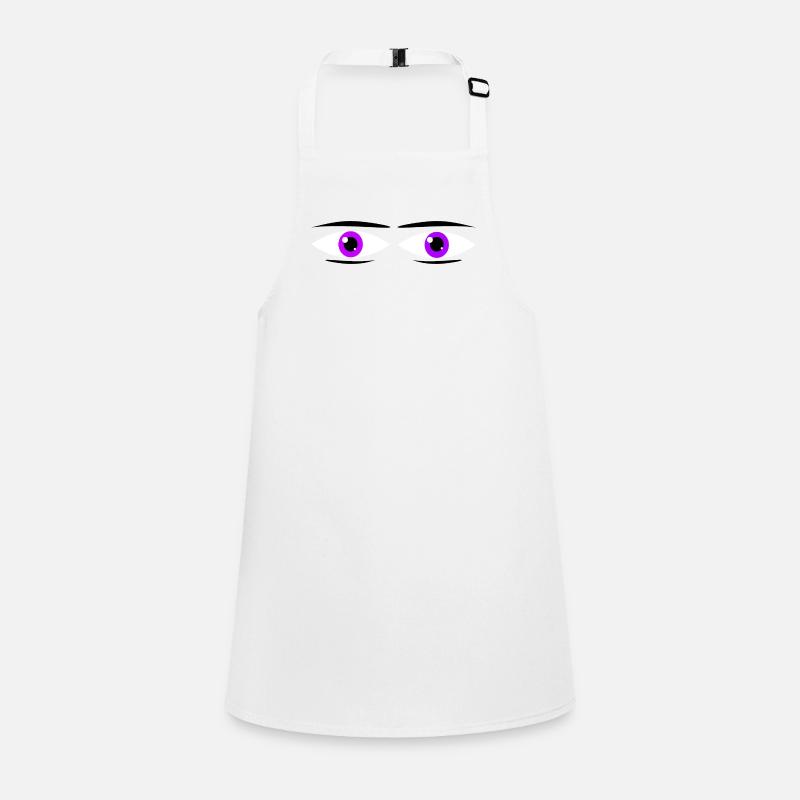 Paire d’yeux violets Tablier Enfant