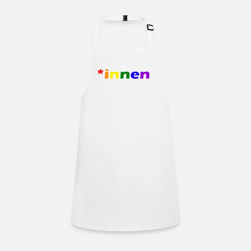 *innen Gendern Schürze für Kinder